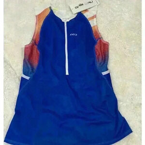 Louis Garneau Beeze 3 Women's‎ Cycling Jersey NWT Multicolor Sz Large